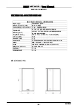 Предварительный просмотр 9 страницы Next PROAUDIO HFA108 User Manual