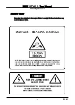 Предварительный просмотр 5 страницы Next PROAUDIO HFA112 User Manual