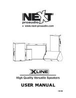 Next PROAUDIO X12 User Manual preview