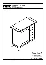 Next 104710 Assembly Instructions Manual предпросмотр