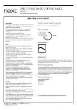 Предварительный просмотр 2 страницы Next 108567 Assembly Instructions Manual