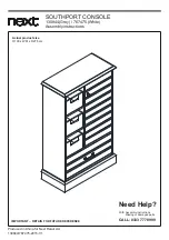 Preview for 1 page of Next 130844 Assembly Instructions Manual