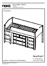 Next 133346 Assembly Instructions Manual предпросмотр