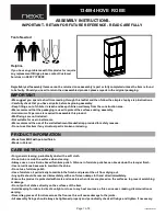 Предварительный просмотр 1 страницы Next 134894 Assembly Instructions Manual