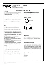 Предварительный просмотр 2 страницы Next 136638 Assembly Instructions Manual