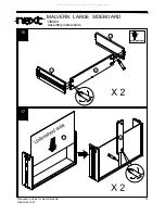 Предварительный просмотр 17 страницы Next 136660 Assembly Instructions Manual