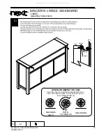 Предварительный просмотр 20 страницы Next 136660 Assembly Instructions Manual