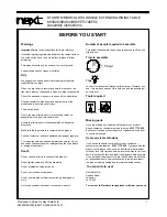 Preview for 2 page of Next 146552 Assembly Instructions Manual