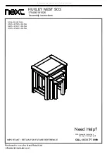 Preview for 2 page of Next 175406 Assembly Instructions Manual