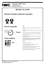 Preview for 3 page of Next 175406 Assembly Instructions Manual