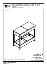 Предварительный просмотр 1 страницы Next 195237 Assembly Instructions Manual