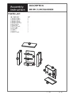 Предварительный просмотр 3 страницы Next 2 Lincoln Bside 885399 Assembly Instructions Manual