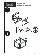 Предварительный просмотр 12 страницы Next 2 Lincoln Bside 885399 Assembly Instructions Manual