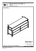 Предварительный просмотр 1 страницы Next 235300 Assembly Instructions Manual