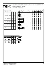 Предварительный просмотр 5 страницы Next 256507 Assembly Instructions Manual