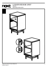 Предварительный просмотр 10 страницы Next 283431 Assembly Instructions Manual