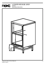 Предварительный просмотр 14 страницы Next 283431 Assembly Instructions Manual