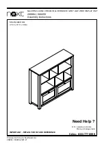 Preview for 1 page of Next 289884 Assembly Instructions Manual