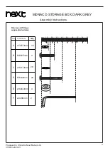 Предварительный просмотр 4 страницы Next 315870 Assembly Instructions Manual