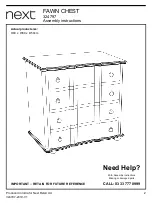 Предварительный просмотр 2 страницы Next 324797 Assembly Instructions Manual