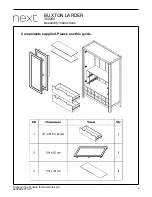 Предварительный просмотр 3 страницы Next 360260 Assembly Instructions Manual