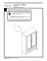 Предварительный просмотр 8 страницы Next 360260 Assembly Instructions Manual