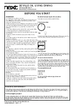 Предварительный просмотр 3 страницы Next 363424 Assembly Instructions Manual