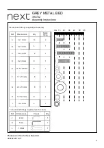 Preview for 4 page of Next 393722 Assembly Instructions Manual