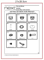 Preview for 3 page of Next 394304 Assembly Instructions Manual