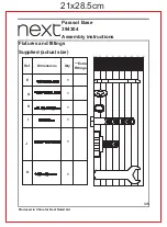 Preview for 4 page of Next 394304 Assembly Instructions Manual