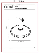 Предварительный просмотр 6 страницы Next 394304 Assembly Instructions Manual