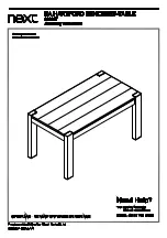 Предварительный просмотр 2 страницы Next 398887 Assembly Instructions Manual