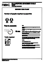 Предварительный просмотр 3 страницы Next 398887 Assembly Instructions Manual