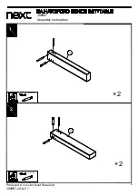 Предварительный просмотр 6 страницы Next 398887 Assembly Instructions Manual