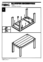 Предварительный просмотр 9 страницы Next 398887 Assembly Instructions Manual