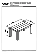 Предварительный просмотр 10 страницы Next 398887 Assembly Instructions Manual