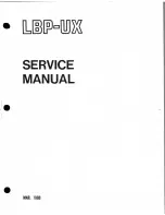 Предварительный просмотр 1 страницы Next 400 DPI Service Manual