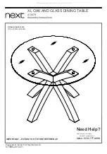 Предварительный просмотр 1 страницы Next 413470 Assembly Instructions Manual