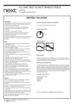 Предварительный просмотр 2 страницы Next 413470 Assembly Instructions Manual