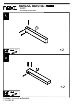 Предварительный просмотр 6 страницы Next 415485 Assembly Instructions Manual