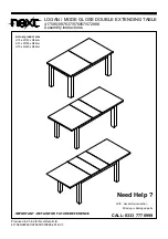 Next 417585 Assembly Instructions Manual предпросмотр