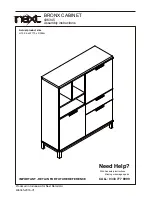 Next 436345 Assembly Instructions/Use And Care Manual preview