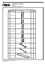 Предварительный просмотр 4 страницы Next 462426 Assembly Instructions Manual