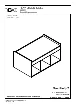 Preview for 1 page of Next 509622 Assembly Instructions Manual