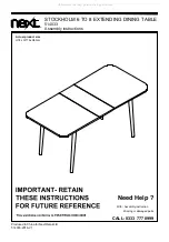 Next 514033 Assembly Instructions Manual preview