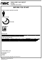 Preview for 3 page of Next 531626 Assembly Instructions Manual