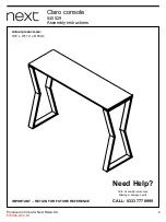 Preview for 2 page of Next 540529 Assembly Instructions Manual