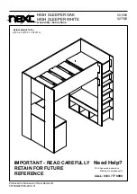 Next 551599 Assembly Instructions Manual предпросмотр