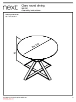 Preview for 8 page of Next 566291 Assembly Instructions Manual