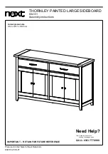 Предварительный просмотр 3 страницы Next 604131 Assembly Instructions Manual